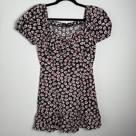 Zara Mini Dress Phoebe Daisy Print Floral Size Small - Picture 4 of 8
